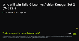 Flavio Cobolli tennis prediction market listing on Robinhood