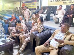 Day-2 Glimpses with Brig. M. Asim Ashraf (Sector Commander), Lt. Col  Shehzada Gul Faraz Ahmed (Wing Commander 92 Wing ASGR), Mr. Asghar Baloch  (President Sindh Boxing Association), Mr. Abid Brohi (V.P SBA)