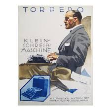 Stylish German Man Original Vintage Poster 1926 Hohlwein Vintage Advertisements Vintage Posters