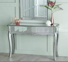 The provocatively vintage tamara console drips with enough art deco decadence to transport you back to the glamour. Tiffany French Mirrored Console Table Cfs Furniture Uk