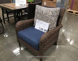 Studio By Brown Jordan Woven Accent Chair Costco Weekender