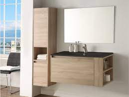 Cet ensemble de meuble en 60cm s'installera toutes les salles de bain pour un effet ultra moderne.ce meuble de salle de bain existe en plusieurs. Ensemble Behati Meubles De Salle De Bain Bois Et Noir