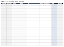 Free Grievance Form Templates Smartsheet