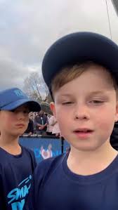 Join young Theo and the team in the middle of Hagley Oval for the anthems! 