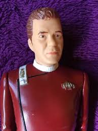Star Trek Generations Captain Kirk Vinyl Figure Doll, Applause 1994