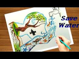 Save Water Save Life Step By Step Painting In A Easy Way Easy Trick To Draw Youtube Earth day helping hands craft. save water save life step by step painting in a easy way easy trick to draw
