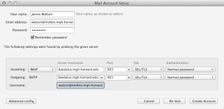 Maybe you would like to learn more about one of these? Thunderbird Account Setup For Zimbra Department Of Molecular Biology Computer Services