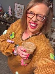 Enjoying a cozy winter day at home