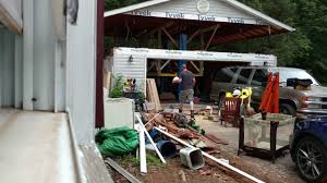 Raise Garage Roof With 2 Post Lift With Pictures Garage Roof Roof Garage