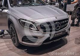 Switzerland Geneva March 8 2018 The Mercedes Benz Gla 200 D 4matic Front The 88th International Motor Show In Geneva Mercedes Benz Gla Mercedes Benz Benz