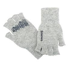 Simms Wool Half Finger Glove