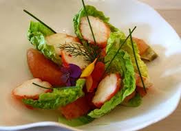 King Crab Avocado And Grapefruit Salad At Le Jardin Francais Le Bristol Paris Le Bristol