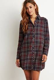 Dresses Women Plaid Flannel Shirt Dress Plaid Shirt Women Womens Flannel Dress