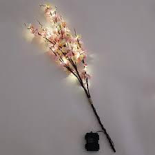 Evergreen Estates Pre Lit Spring Peach Blossom Twig 9357691 Hsn Peach Blossoms Evergreen Twig