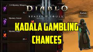 Diablo 3 - Kadala Blood Shard Chances - YouTube