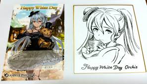 Completely free beautiful, funny, loving and inspiring online greeting cards for your valentine. Valentines White Day 2017 Official Illustration Board Archive Granblue En