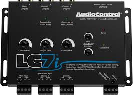 A clipped or distorted audio signal at the input do not overamplify audio signals. Audiocontrol Lc7i 6 Channel Line Out Converter With Accubass Black Lc7i Best Buy