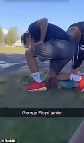 We can confirm we are investigating after an image was shared on social media which showed two men imitating the recent death of us citizen george floyd, an officer told. Outrage As White Teens Do The George Floyd Challenge In Social Media Video Internewscast