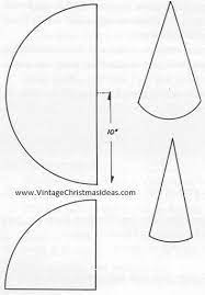 Diy Christmas Tree Cone Pattern Template Diy Christmas Tree Christmas Tree Crafts Christmas Tree Template