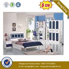 Modern School Home Apartment Hotel Bedroom Furniture Single Mdf Wooden Children Bed Ul He803 سرير أطفال من الصين على Topchinasupplier Com