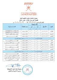 جدول امتحانات المرحلة الثانوية (اول وثانية) والشهادة الثانوية الأزهرية. Ø¬Ø¯ÙˆÙ„ Ø§Ù„ØµÙ 12 ÙˆÙ…ÙˆØ§Ø¹ÙŠØ¯Ù‡Ø§ Ø¨Ø§Ù„Ø§Ù…Ø§Ø±Ø§Øª Ø§Ù„Ø§Ù† ÙˆØ­ØµØ±ÙŠØ§ Ø¬Ø¯ÙˆÙ„ Ø§Ø®ØªØ¨Ø§Ø±Ø§Øª Ø§Ù„ØµÙ Ø§Ù„Ø«Ø§Ù†ÙŠ Ø¹Ø´Ø± Ø³Ù„Ø·Ù†Ø© Ø¹Ù…Ø§Ù† Ø§Ù„ÙØµÙ„ Ø§Ù„Ø«Ø§Ù†ÙŠ 2021 2020 Ø§Ù„ØµÙÙˆÙ 5 12 Ø§Ù„Ø¨ÙˆØ§Ø¨Ø© Ø§Ù„ØªØ¹Ù„ÙŠÙ…ÙŠØ© Ù„Ø³Ù„Ø·Ù†Ø© Ø¹Ù…Ø§Ù† Ø¬Ø¯ÙˆÙ„ Ø§Ù…ØªØ­Ø§Ù†Ø§Øª Ø§Ù„ØµÙ Ø§Ù„Ø®Ø§Ù…Ø³ ÙˆØ§Ù„Ø³Ø§Ø¯Ø³ ÙˆØ§Ù„Ø«Ø§Ù…Ù† ÙˆØ§Ù„ØªØ§Ø³Ø¹ 2021 2020 Ø§Ù„Ø¯Ø¨Ù„ÙˆÙ…