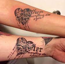 Brother Tattoos Brother Tattoos Matching Sister Tattoos Brother Sister Tattoo