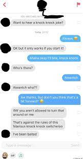 So are dirty knock knock jokes immature? Knock Knock Jokes Pick Up Lines
