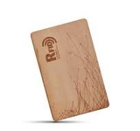 Custom Printing Ntag216 Wooden Bamboo Smart Cards RFID NFC Key Card