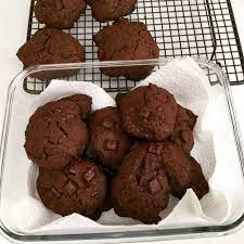 Nothing Beats Home Made Baked Goodies American Double Chocolate Chip Cookies The Result Of My Afterno Chocolate Craving Baking Double Chocolate Chip Cookies