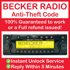 Bmw bavaria c business radio code, unlock codes for the be 0774 . Becker Instant Radio Code Service Bmw Hyundai Kia Land Rover Nissan Saab Renault Ebay