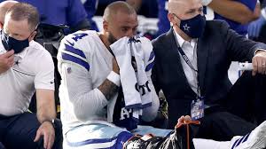 Dak prescott is carted off the field after sustaining a severe ankle injury against the giants on warning: Nfl 2020 Dak Prescott Injury Dallas Cowboys Contract Fox Sports