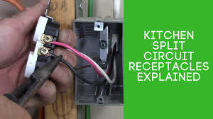 Left handed epiphone les paul 100 wiring diagram wiring library. Kitchen Split Circuit Receptacles Explained Youtube
