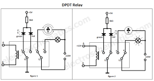 Dpdt Relay Relay Electrical Diagram Pole