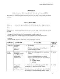 Contoh Soalan Sejarah Kertas 3 Piagam Madinah Selangor O