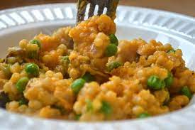 Maybe you would like to learn more about one of these? Sara S Israeli Couscous With Mushrooms Peas And Sweet Potato Sauce Famous Fridays Unwritten Recipes