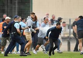 Nantes climbed out of the automatic relegation places with a timely brest vs nantes correct score prediction. Hooliganstv On Twitter Fight After Friendly Match Nantes Brest 26 07 2019 Bagarre Supporters Hooligans Ultras Nantes Brest