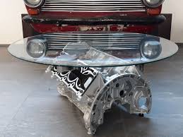 Mercedes V8 Motortisch Auto Mobel Mobel Aus Autoteilen Autoteil