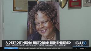Виталий шляппо, эдуард илоян, алексей троцюк и др. Former Detroit Tv Anchor Karen Hudson Samuels Dies One Day After Taking Covid Vaccine Cbs Detroit