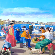 Rencontres Inattendues Sur Le Vieux Port 2009 De Herman Braun Vega Histoire De L Art Art Peinture