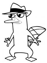 Phineas and ferb coloring pages 1. Free Printable Perry The Platypus Coloring Pages For Kids
