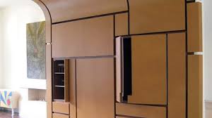 Sliding wardrobe finished with dark wooden laminate and white laminate. Wall Wardrobe Design For Bedroom Ideas Video Dailymotion