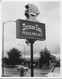Straw Hat Pizza Palace The Official Hangout Of Kennedy High Straw Hat Pizza Straw Hat Straw