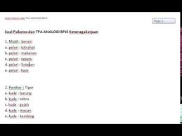 Cara termudah cek saldo bpjs ketenagakerjaan adalah melalui aplikasi ataupun website bpjstku. Contoh Soal Tes Online Bpjs Ketenagakerjaan Pdf