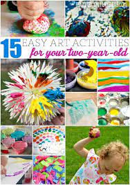 15 Easy Art Activities For Two Year Olds Toddler Activities Art Activities Craft Activities For Kids