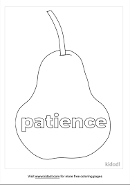 Fruit of the spirit coloring pages. Fruit Of The Spirit Patience Coloring Pages Free Bible Coloring Pages Kidadl