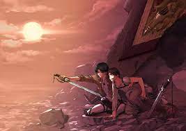 Follow the vibe and change your wallpaper every day! Hd Wallpaper Beach Black Blonde Brown Clouds Eren Hair Jaeger Kyojin Wallpaper Flare