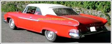 1960-61 Dodge Polara & Dart Phoenix Convertible Tops and Convertible Top  Parts