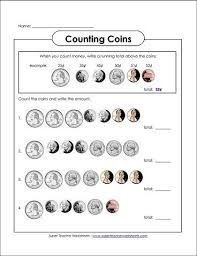 Counting Coins Money Worksheets Pennies Worksheets Counting Coins