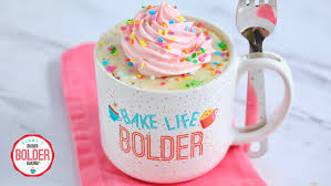 Keto vanilla mug cake ingredients. Celebration Vanilla Mug Cake Recipe Gemma S Bigger Bolder Baking