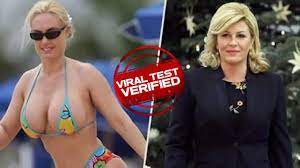 For the media, there is a direct contact to the president's spokesperson. Viral Test Croatian President In Bikini Setting Internet On Fire Fact Check News